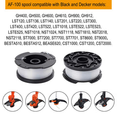 HOOTO spool close-up of 0.065 inch line winding, consistent cut and strength