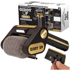 Horsepower front view of Giddy Up Gold showing compact cordless design and easy grip