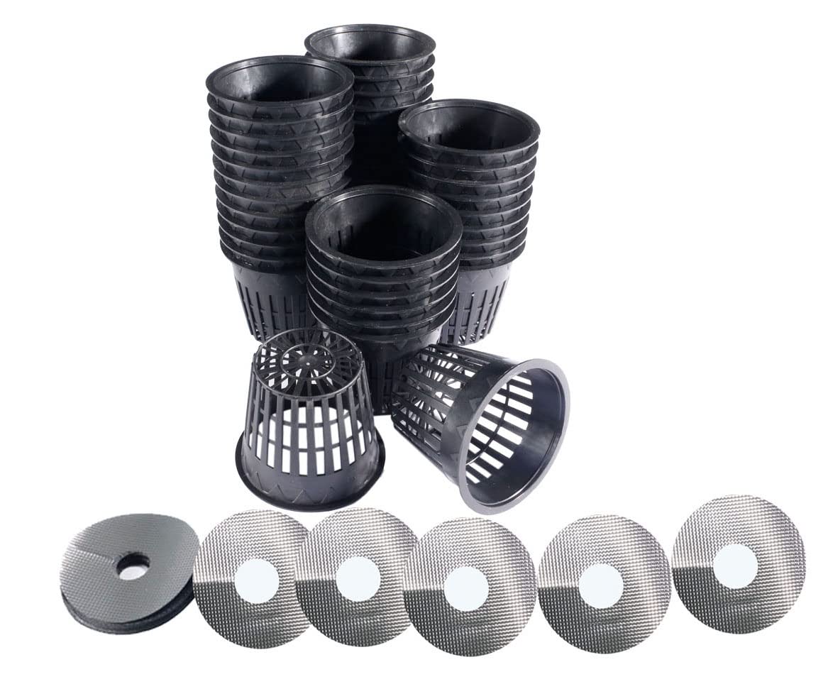HORTIPOTS front packaging showing 32-pack and included reflective lids benefit organization