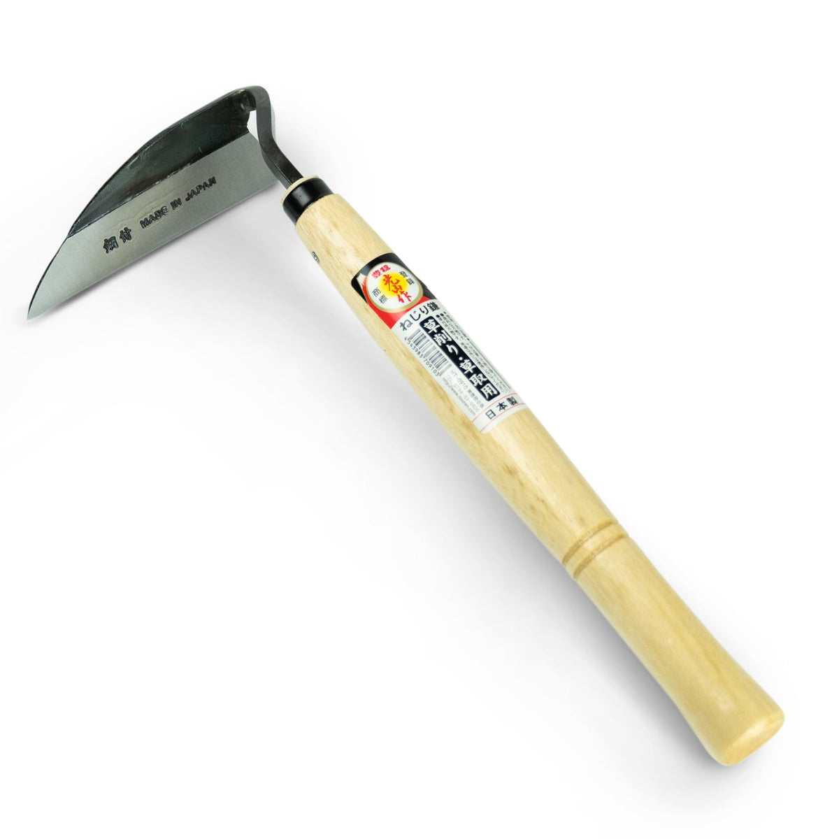 HOUNEN front view showing compact nejiri kama head and handle benefits precise control