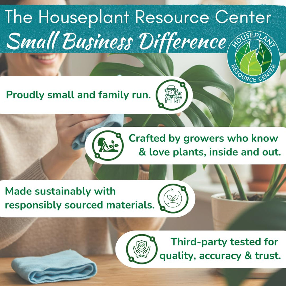 HOUSEPLANT RESOURCE CENTER yucca and shellfish ingredient display indicating natural formula