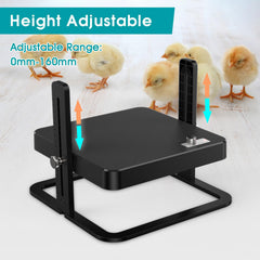howooiua angle tilt mechanism showing focused warmth control for chicks