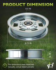 HQPASFY pulley side profile highlighting width and alignment benefit