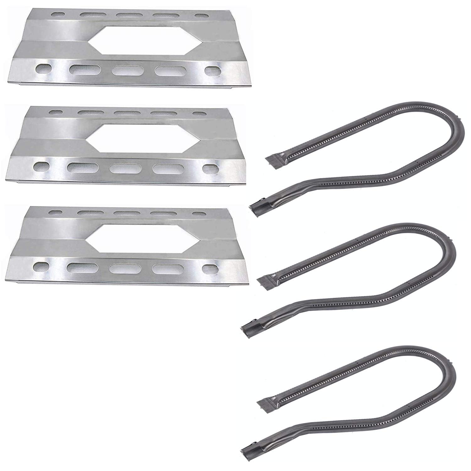 Htanch front packaging showing three burners and plates, reliable replacement