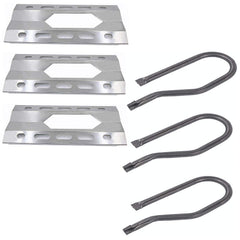Htanch front packaging showing three burners and plates, reliable replacement