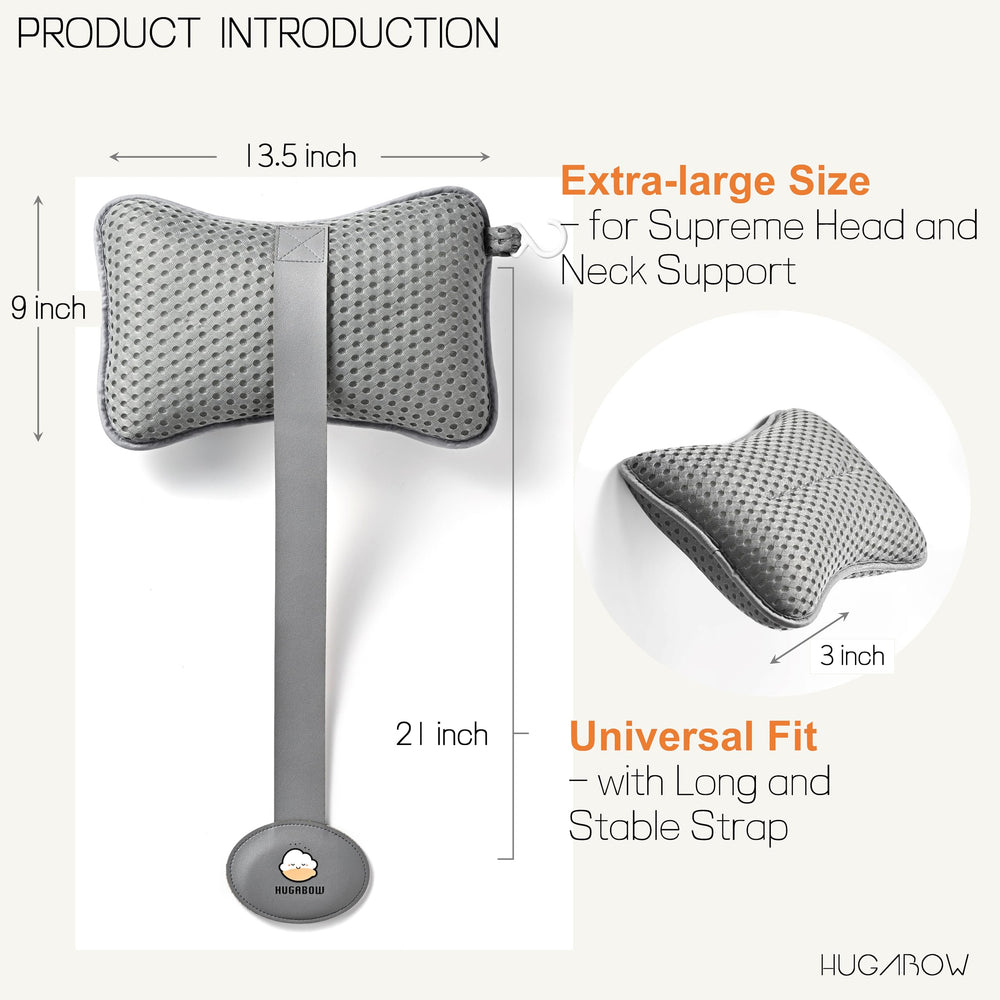 Hugabow weighted strap leather-covered detail improving stability
