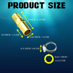 humyeam brass connector close-up highlighting corrosion resistance benefit