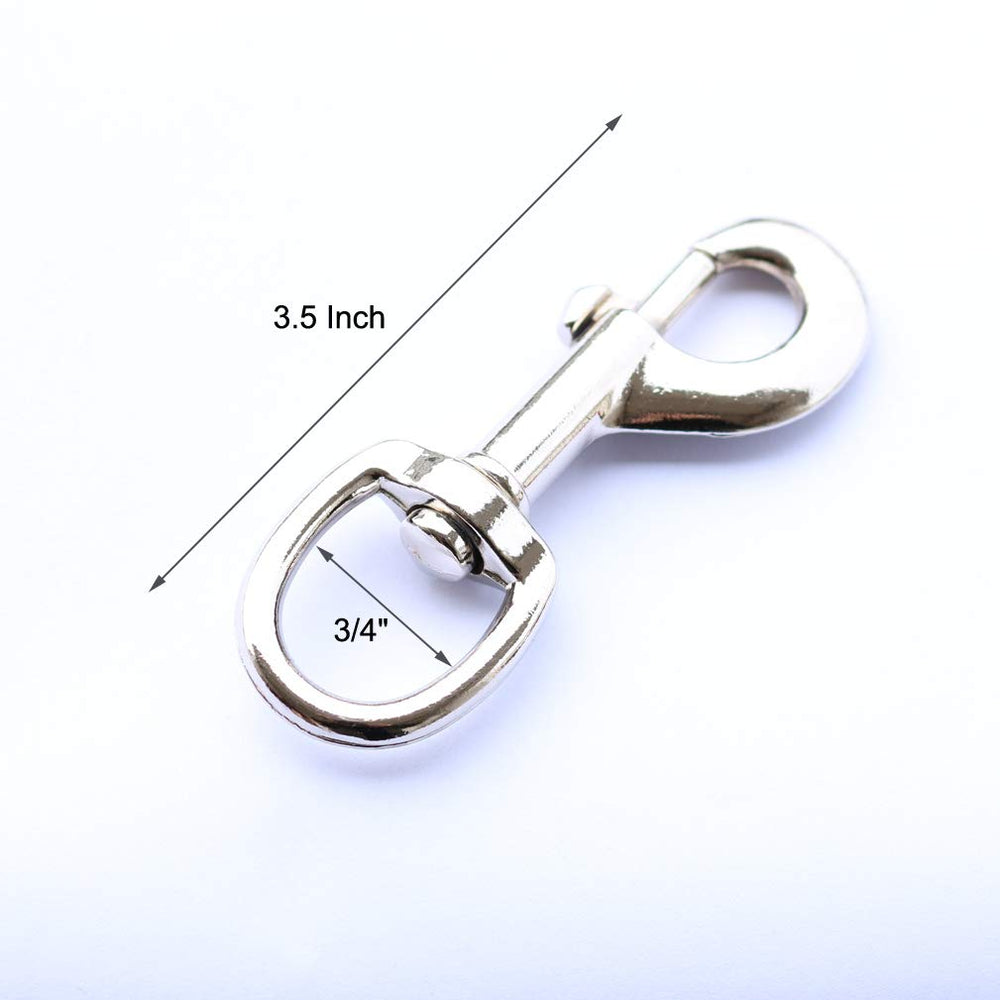 Huouo clip attached to flag grommet for secure, twist-free hold
