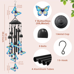 HUVNSOCH chime in garden creating calm outdoor atmosphere