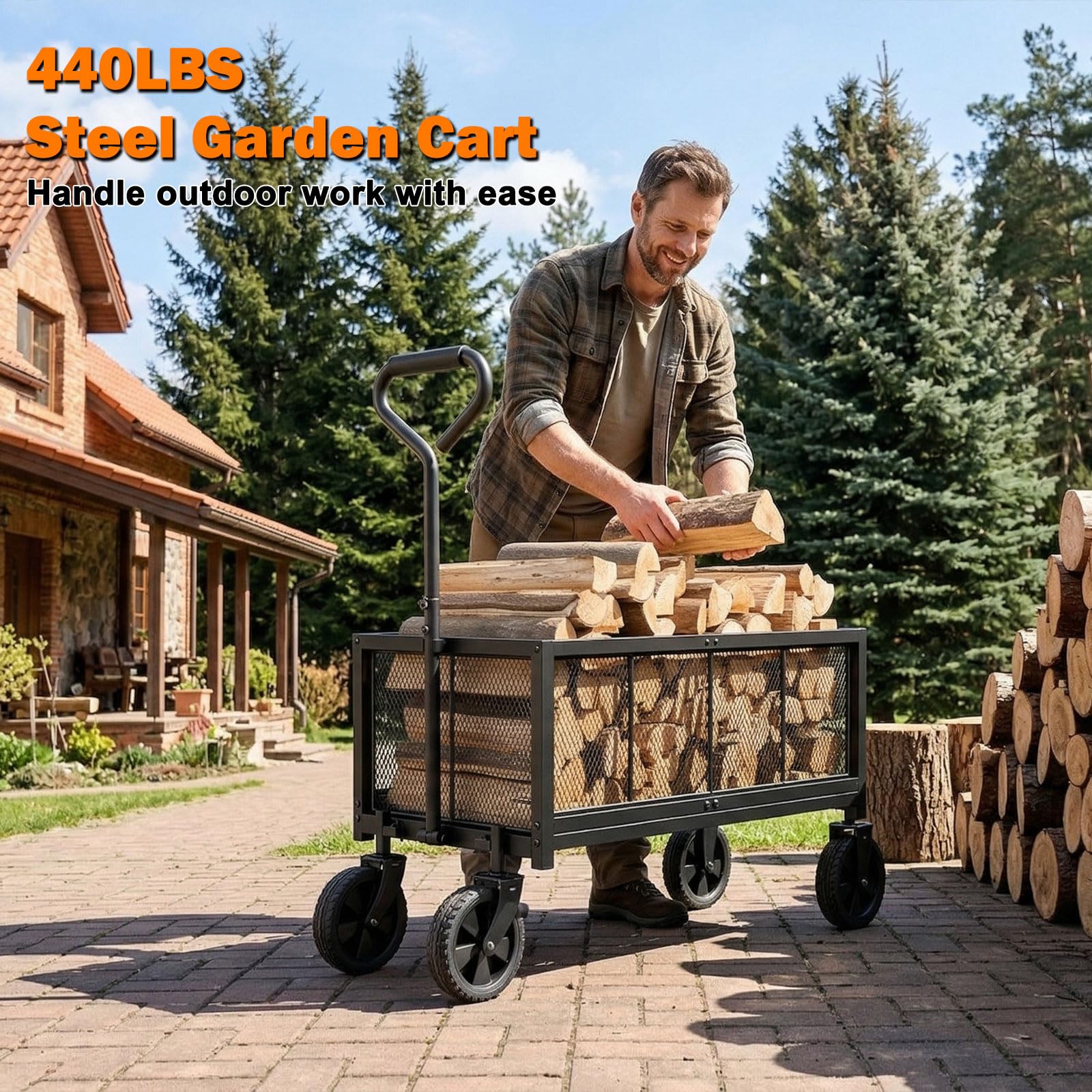 Huxitocan low side design demonstrated with shovel for fast loading