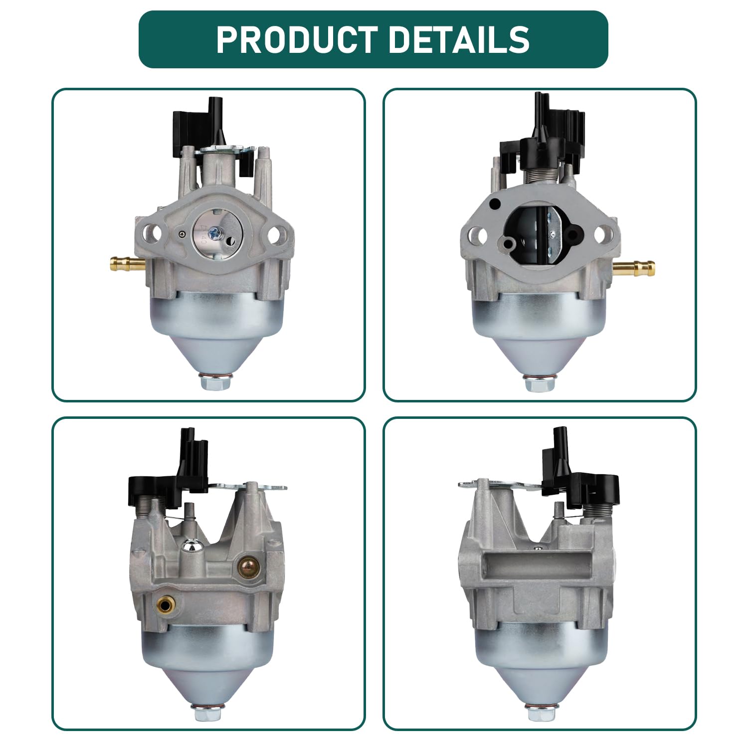 HUZTL carburetor installed on Honda GCV160 engine, demonstrates direct-fit replacement