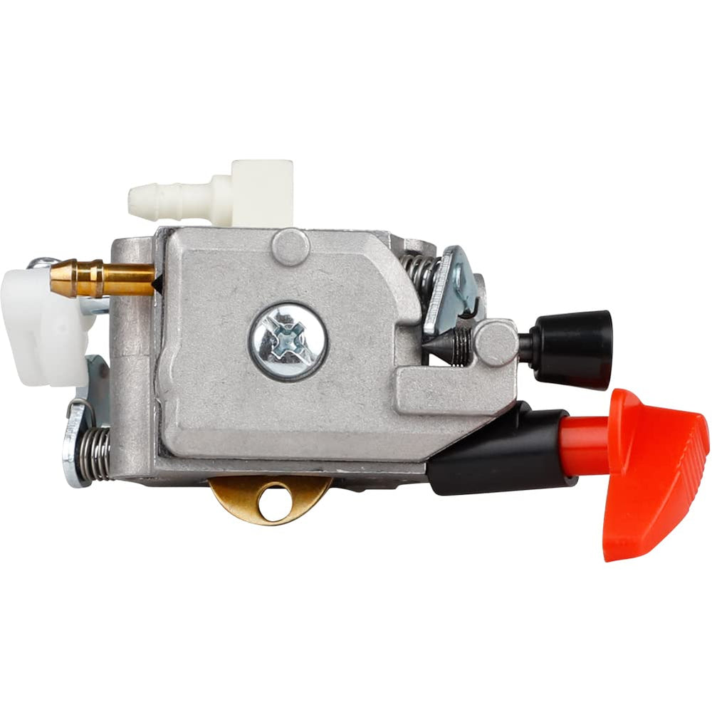 HUZTL spark plug and fuel filter close shot illustrating included consumables for reliability benefit