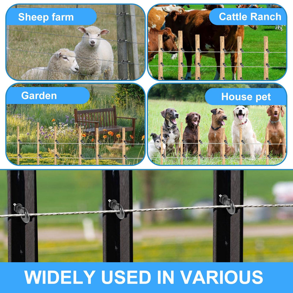 HXSEMAYIG installed fence on a farm setting, robust perimeter protection benefit