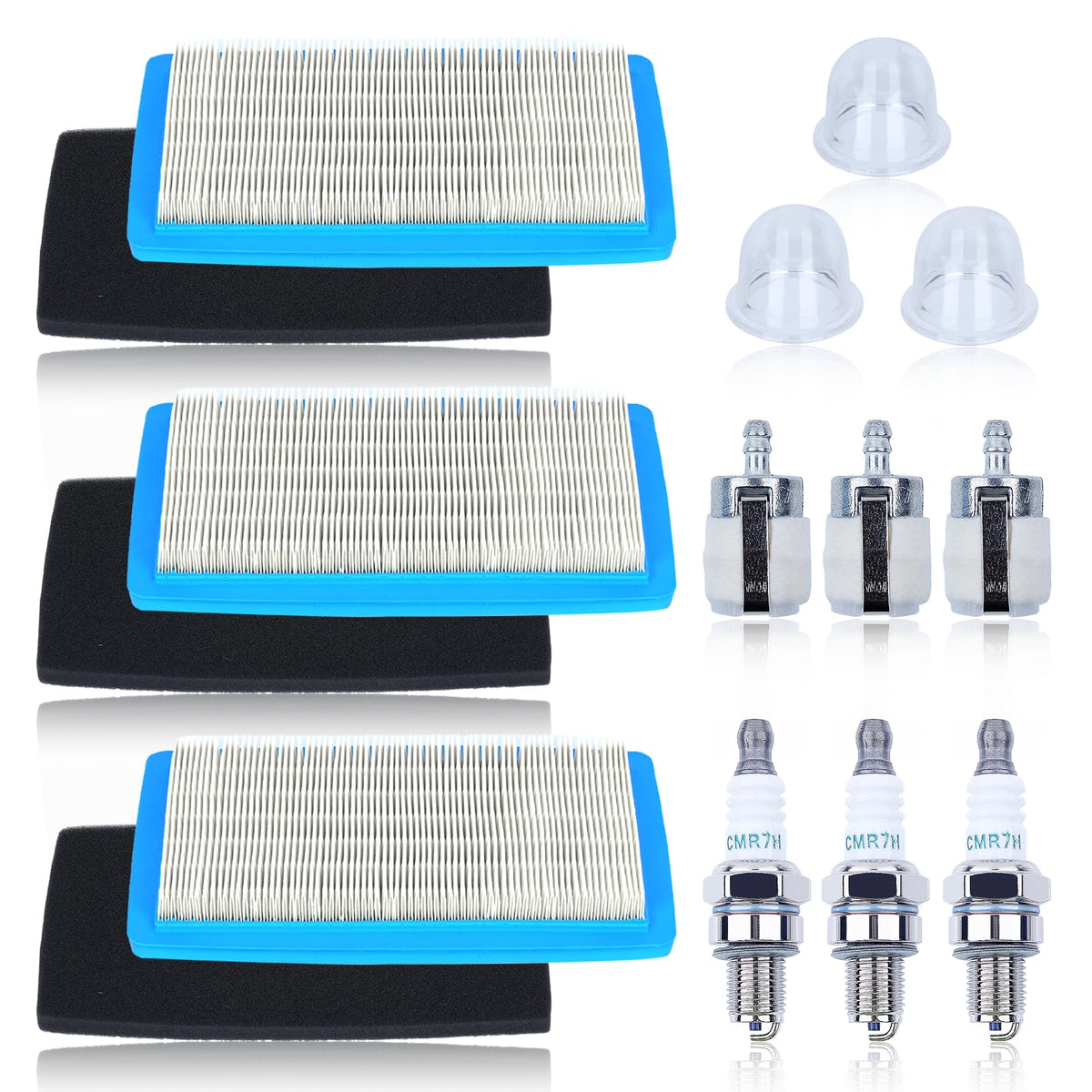 Hyceker front packaging showing complete 3-pack tune-up kit benefits