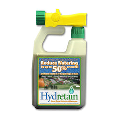 Hydretain front label on 32 fl oz bottle showing product and coverage benefits