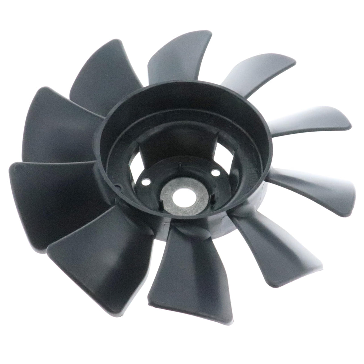 Hydro-Gear 53823 front view showing 10 blades and correct sizing for reliable cooling