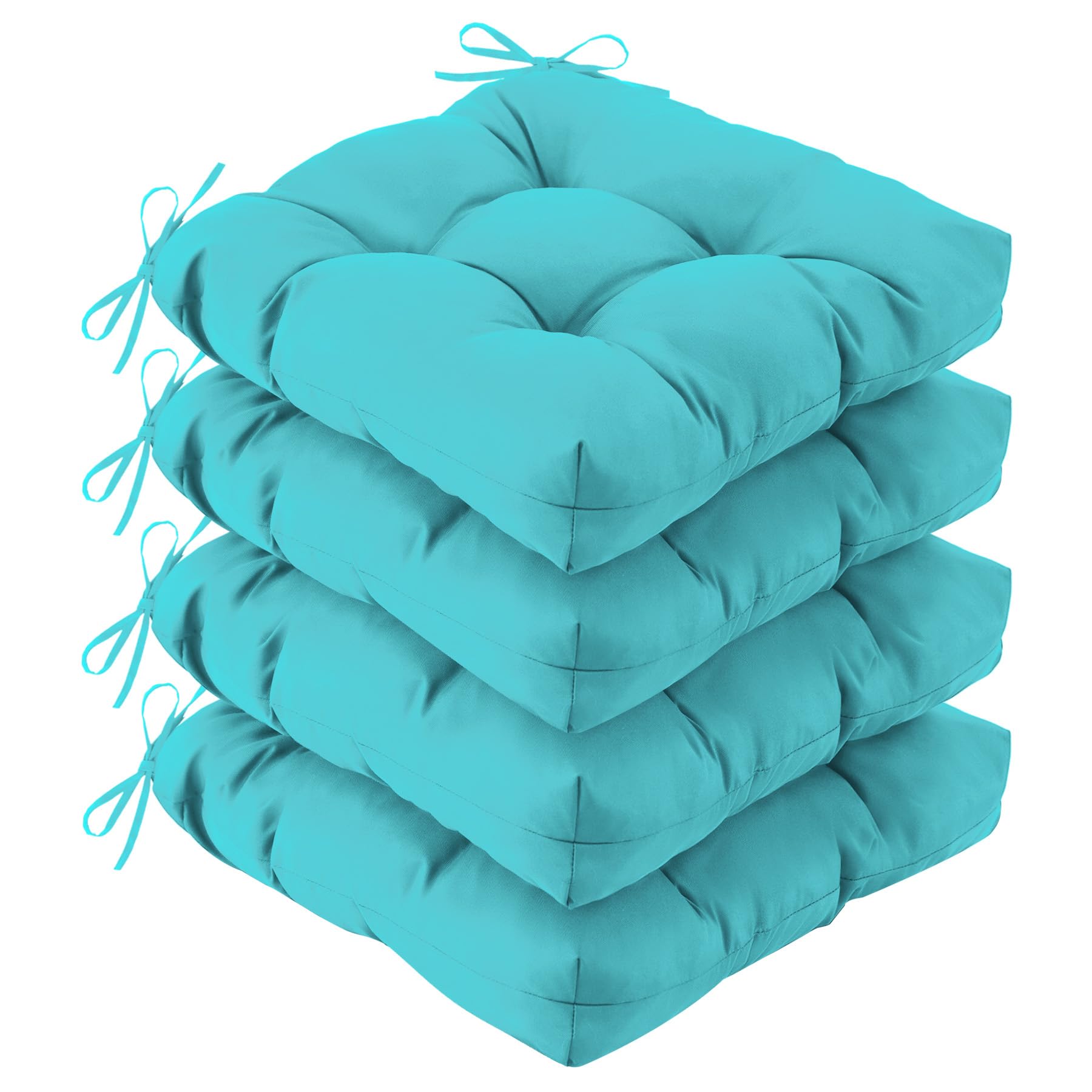 IASEAHK front view of teal cushion set showing color and fit benefit