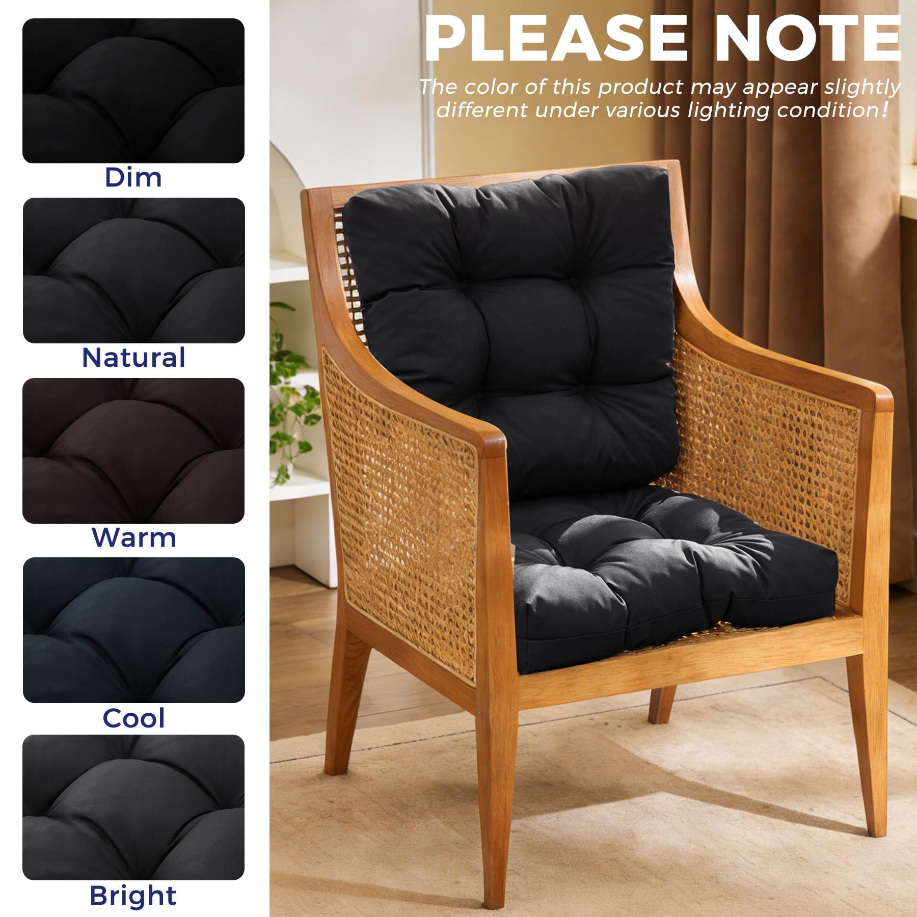 IASEAHK cushions in a porch deck lifestyle scene showing durable outdoor use