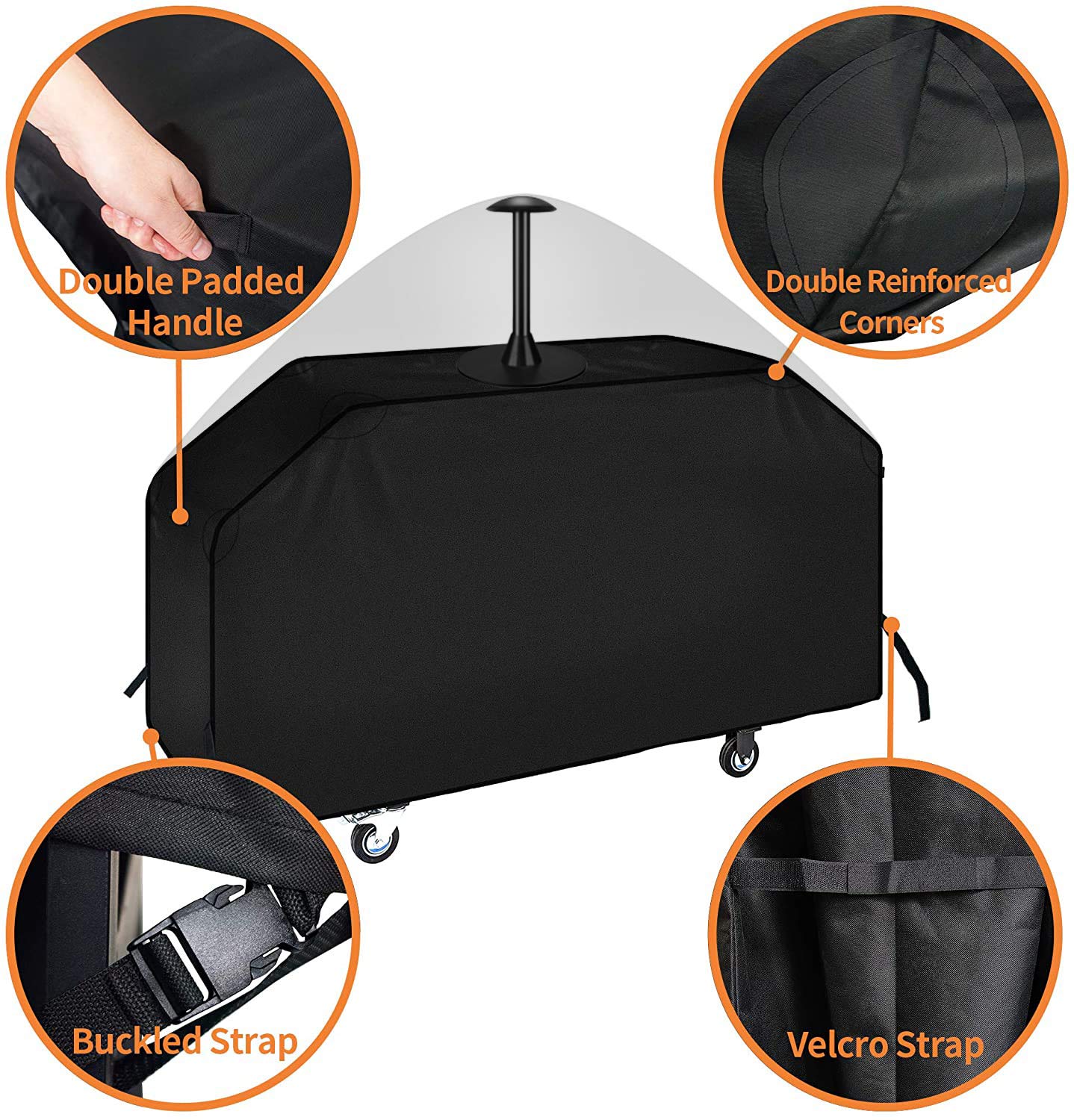 iCOVER support pole lifting cover to prevent water pooling benefit