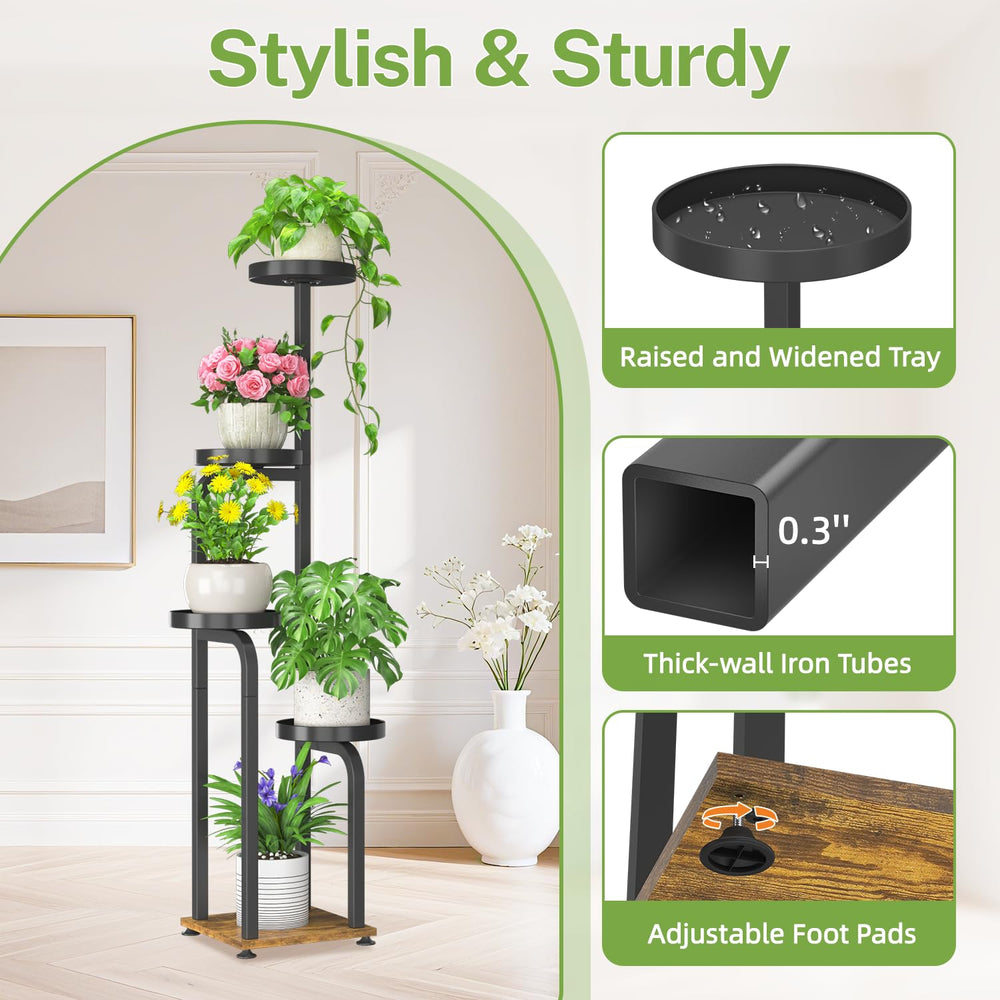 iDavosic.ly stand styled beside sofa showing decorative home benefit