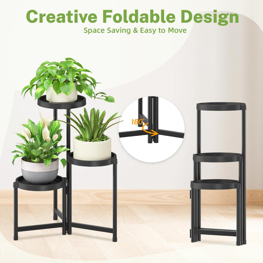 iDavosic.ly side view assembled showing iron frame stability and space-saving benefit