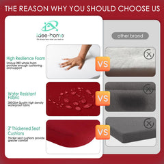 idee-home hidden zipper detail on cover for easy removal and convenient cleaning