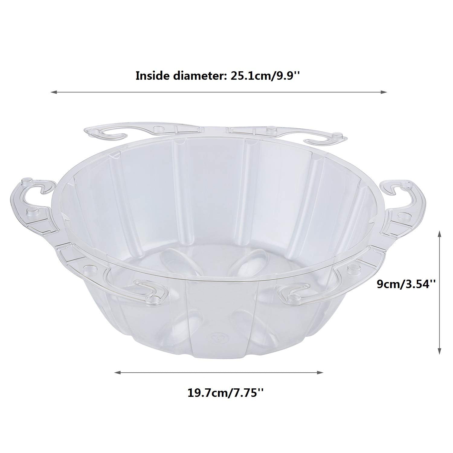 Idyllize hook closeup detail securing saucer to basket rim for stability