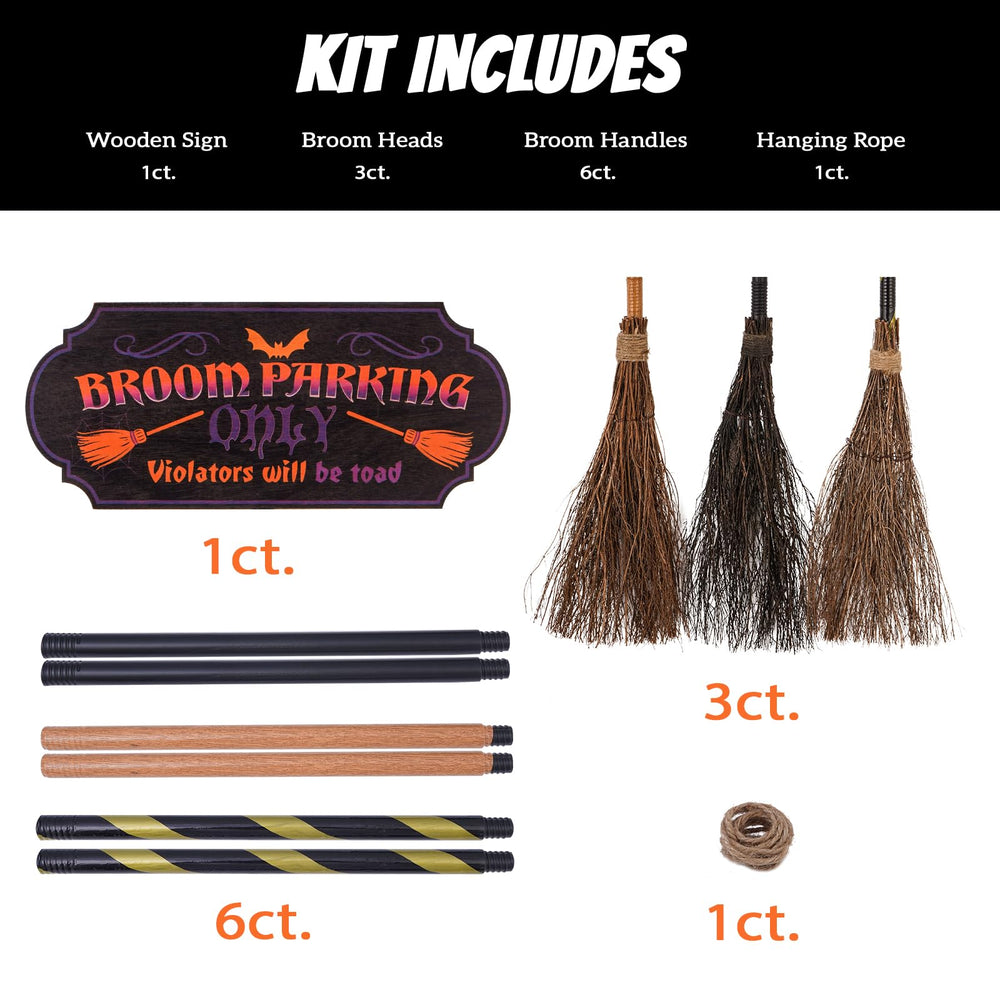 Iheqard broom handle detail highlighting durable segmented construction