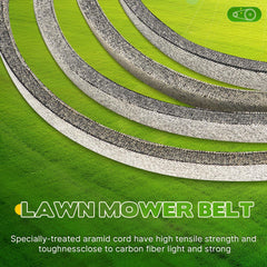 ILONPA belt routed on mower deck demonstrating correct installation and function