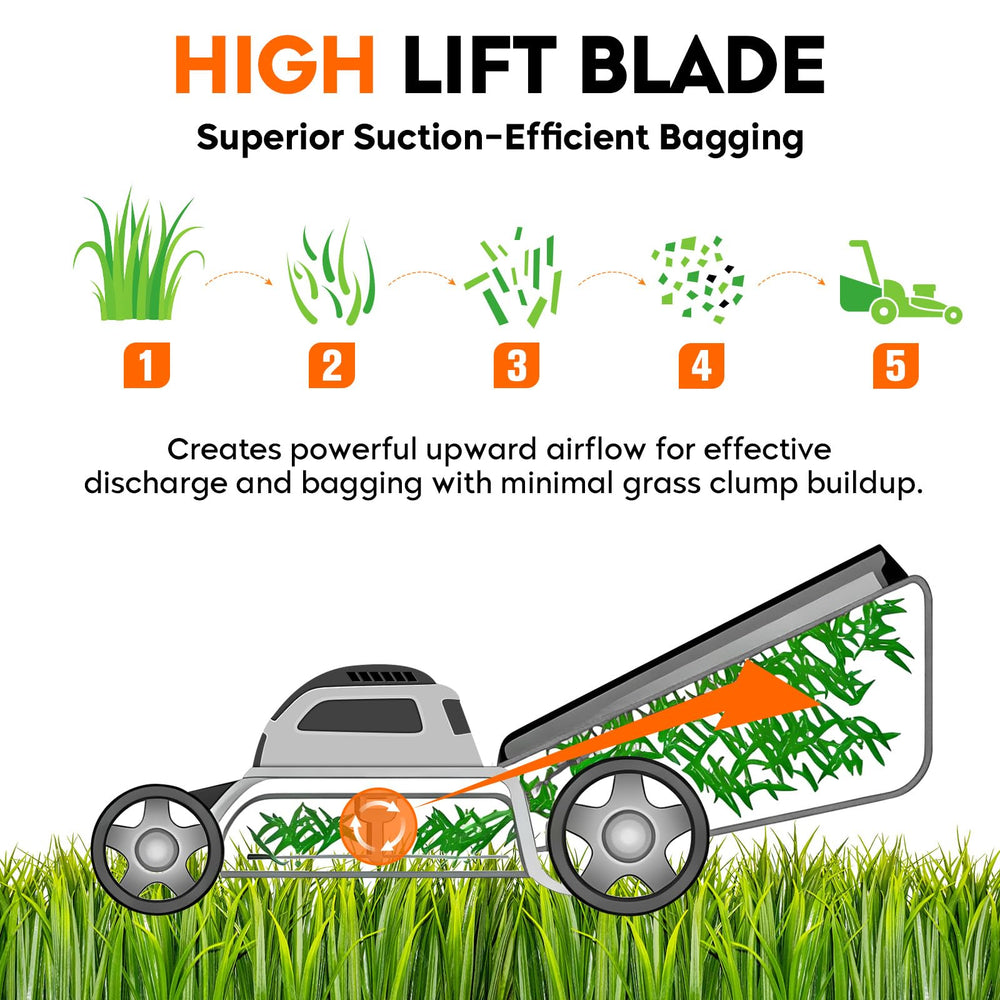 ILONPA blade next to ruler showing 14.8 inch length for proper sizing