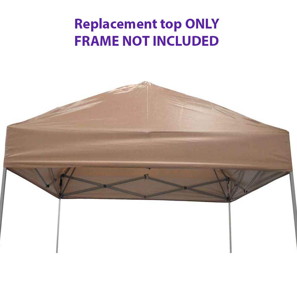 IMPACT canopy fabric close-up showing 210D texture and silver underside, durable protection