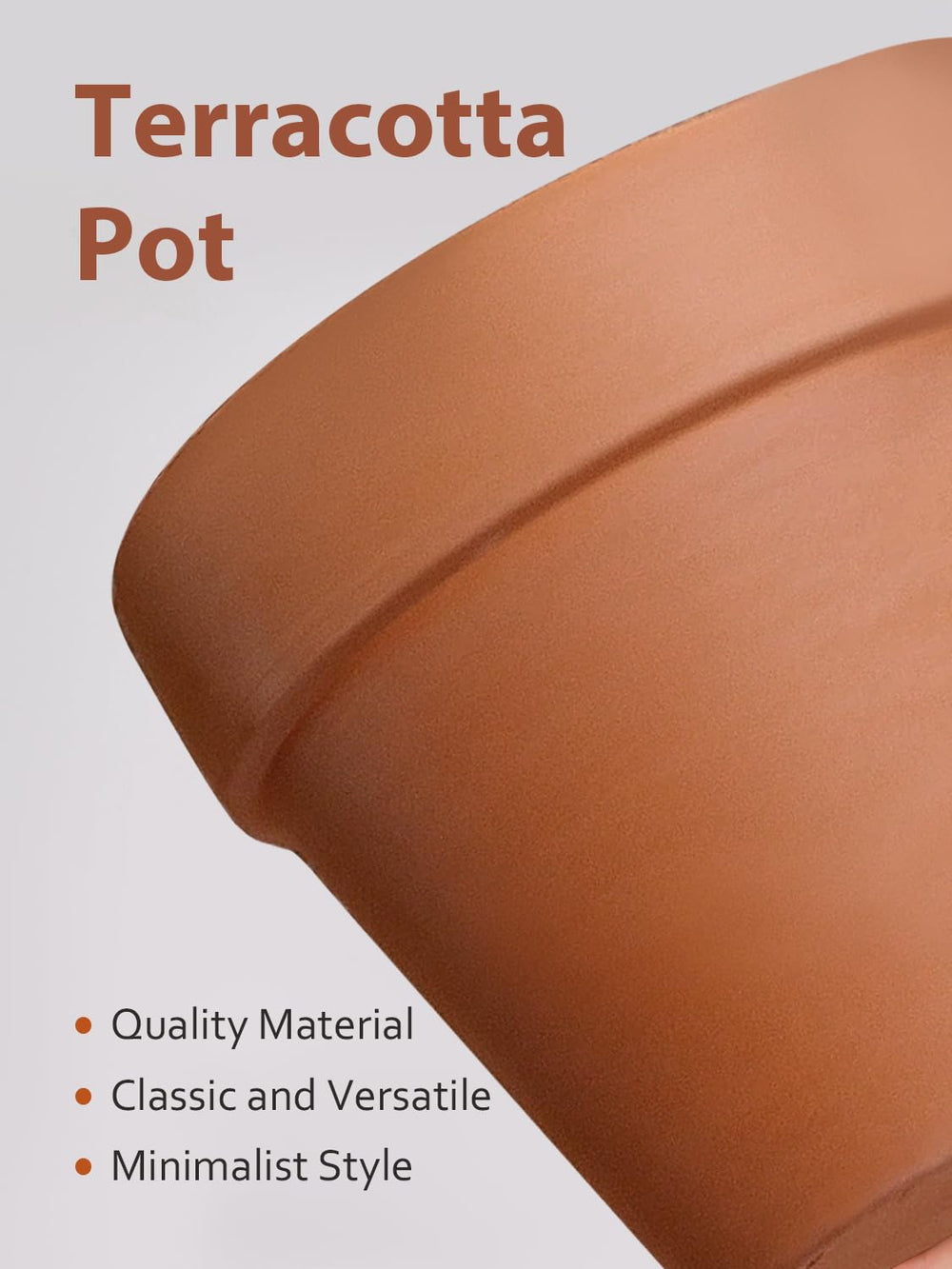 INGOFIN close-up of fired clay texture demonstrating breathable, quick-dry surface