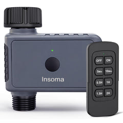 Insoma front view timer showing dial and connector, clear controls for easy scheduling