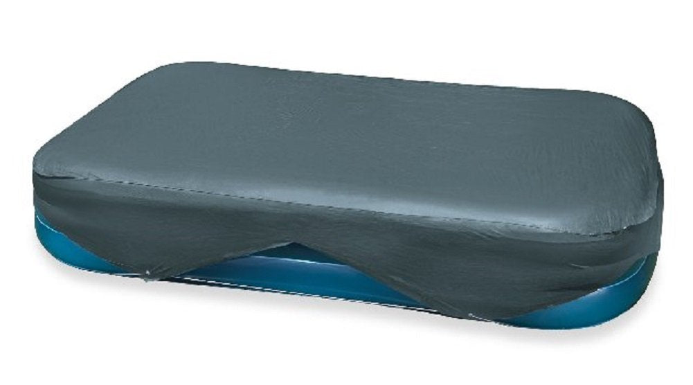Intex cover front packaging showing dimensions and fit benefits