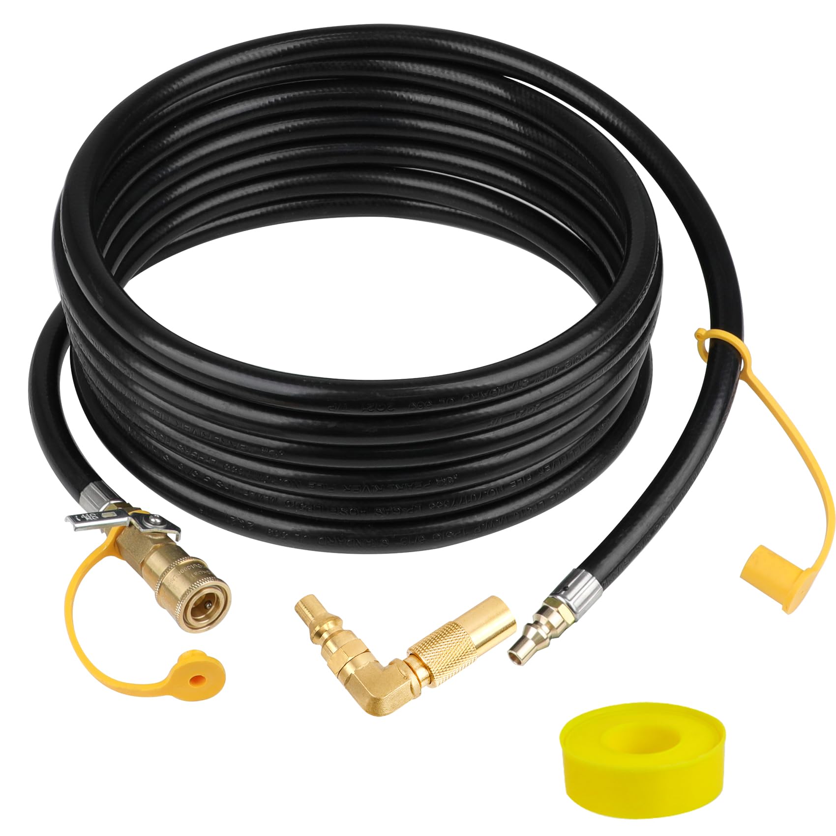 Iococee front view showing hose and quick connect for fast setup
