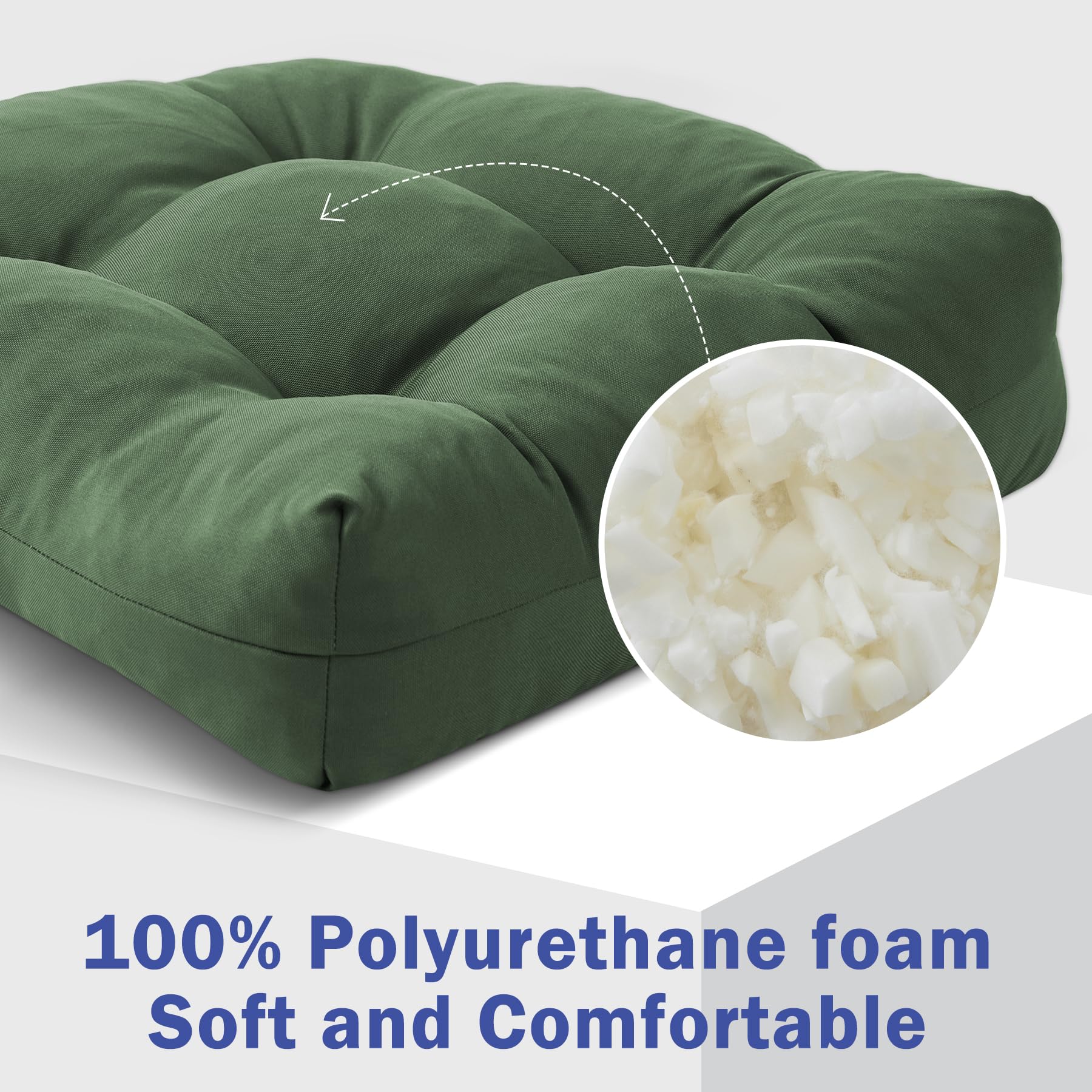 IPYNBAP tufted detail close-up showing texture and durable stitching
