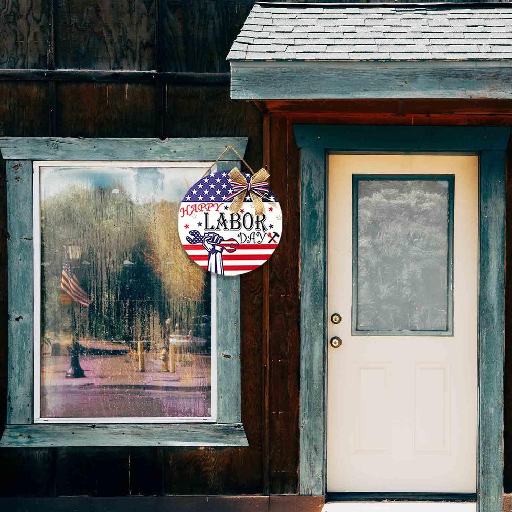 IRCOR sign beside door knob to show 11.8-inch size and scale