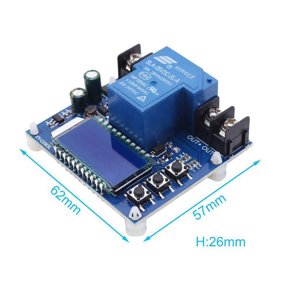 IS ICSTATION LCD display showing voltage percentage for instant battery insight