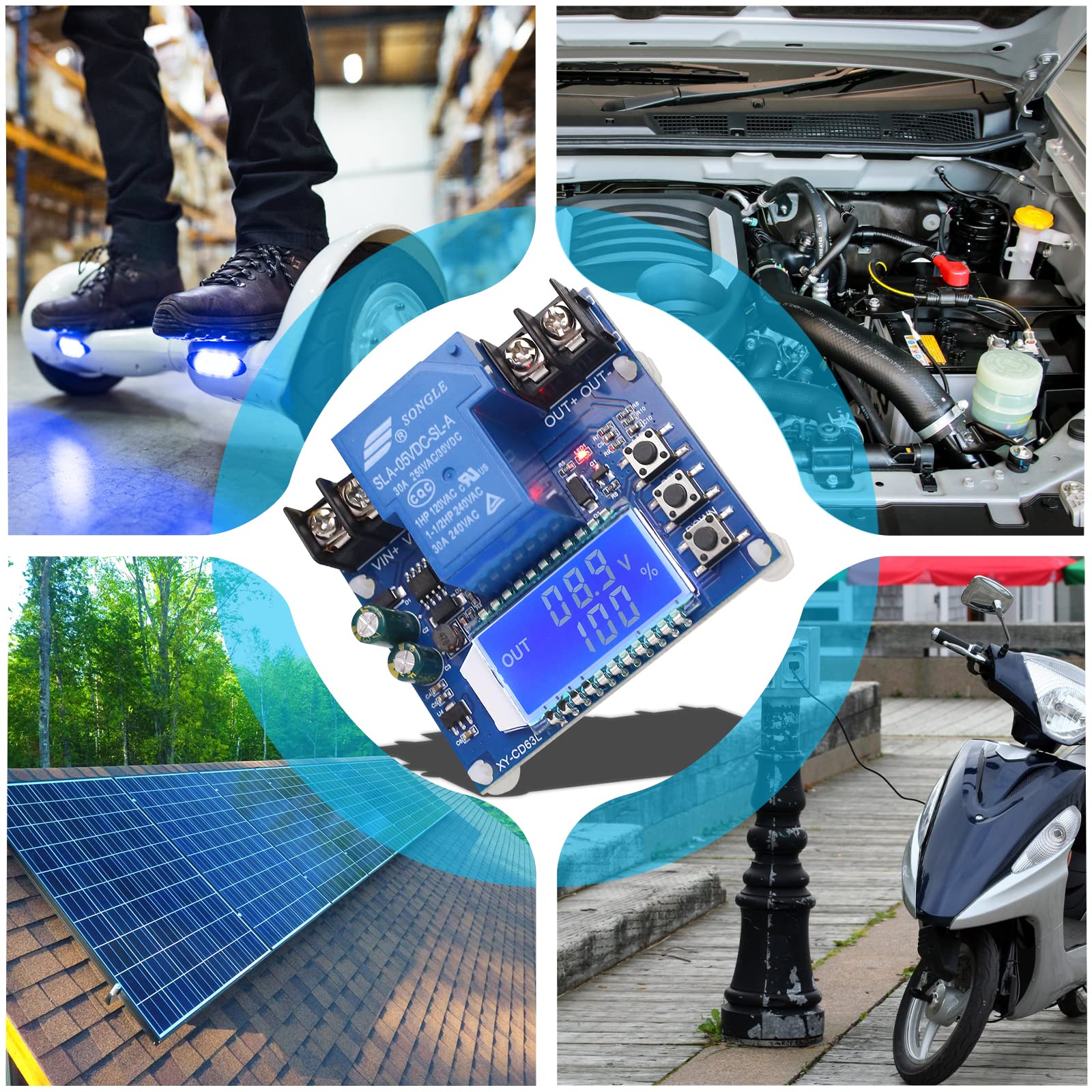 IS ICSTATION installed with a lithium battery pack to prevent deep discharge