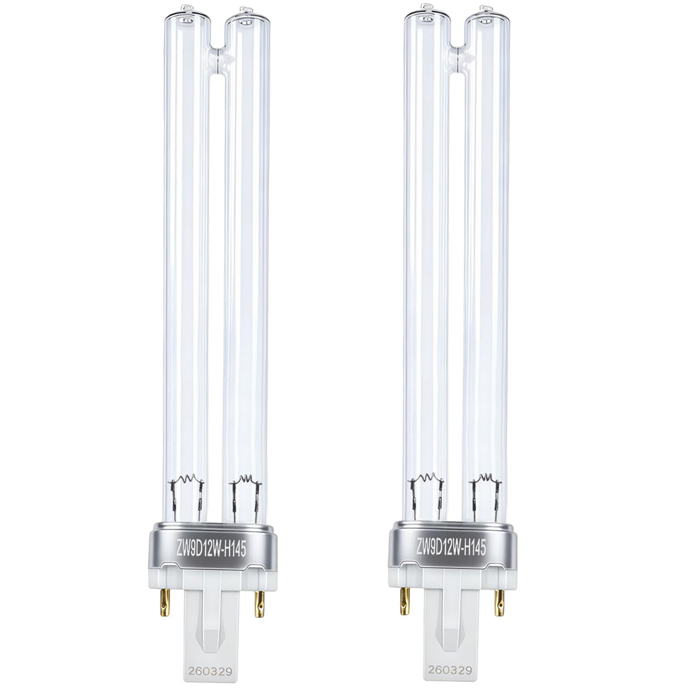 Itsall 9W UV bulb front view showing compact design and easy swap benefit