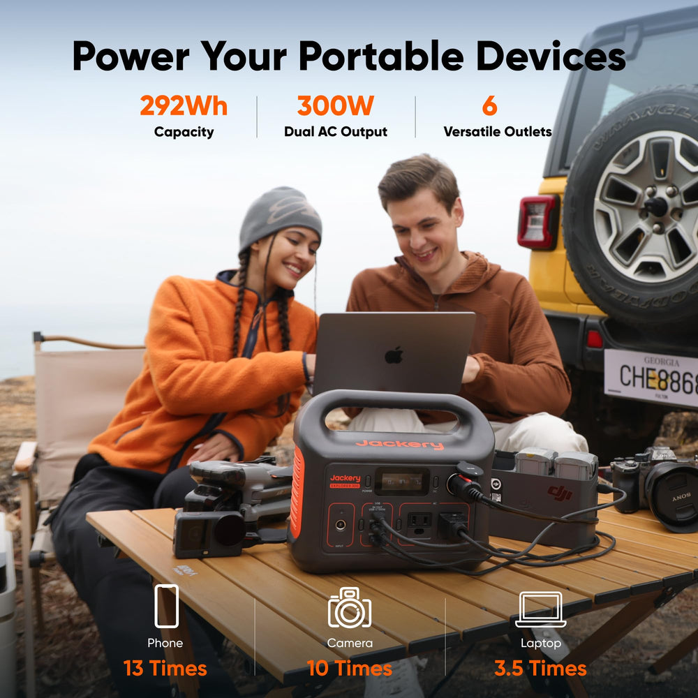 Jackery 40W Air solar panel folded for transport and lightweight convenience