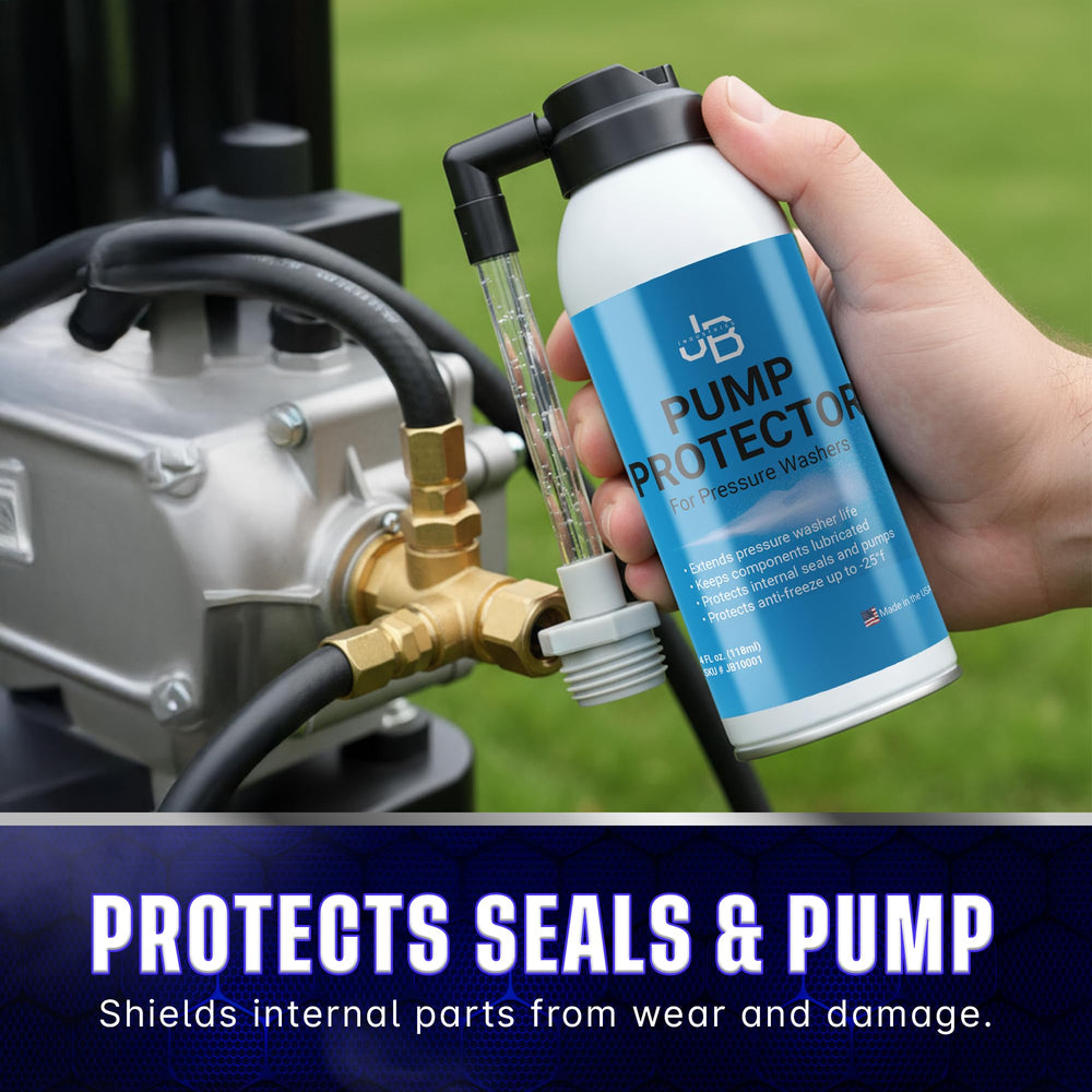 JB Industries droplet displacing water inside pump to prevent freezing