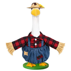 JcHrmers front view of dressed porch goose showing harvest charm