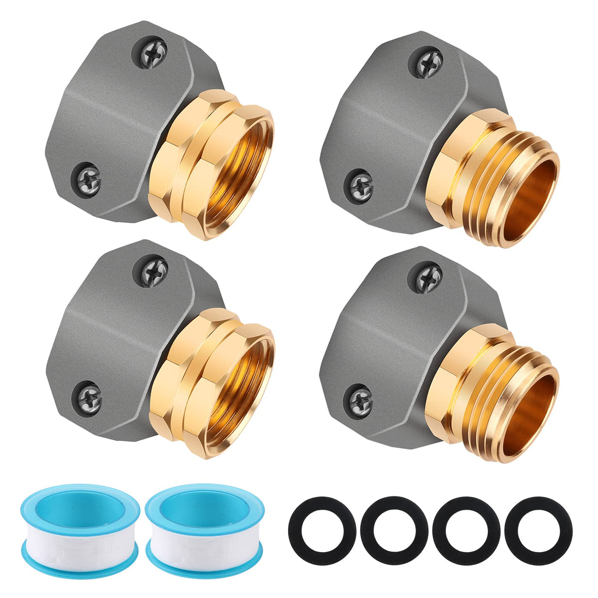 Jeeker front packaging showing 2 male and 2 female repairs and included parts for quick fixes