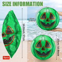 Jenaai close-up of jack-o'-melon print highlighting playful Halloween detail