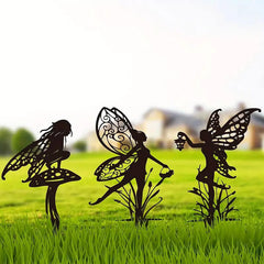 JGZTJXNK front packaging showing three fairy stakes and product appeal