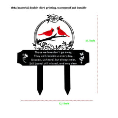 Jiasku stake placed in garden demonstrating secure outdoor display