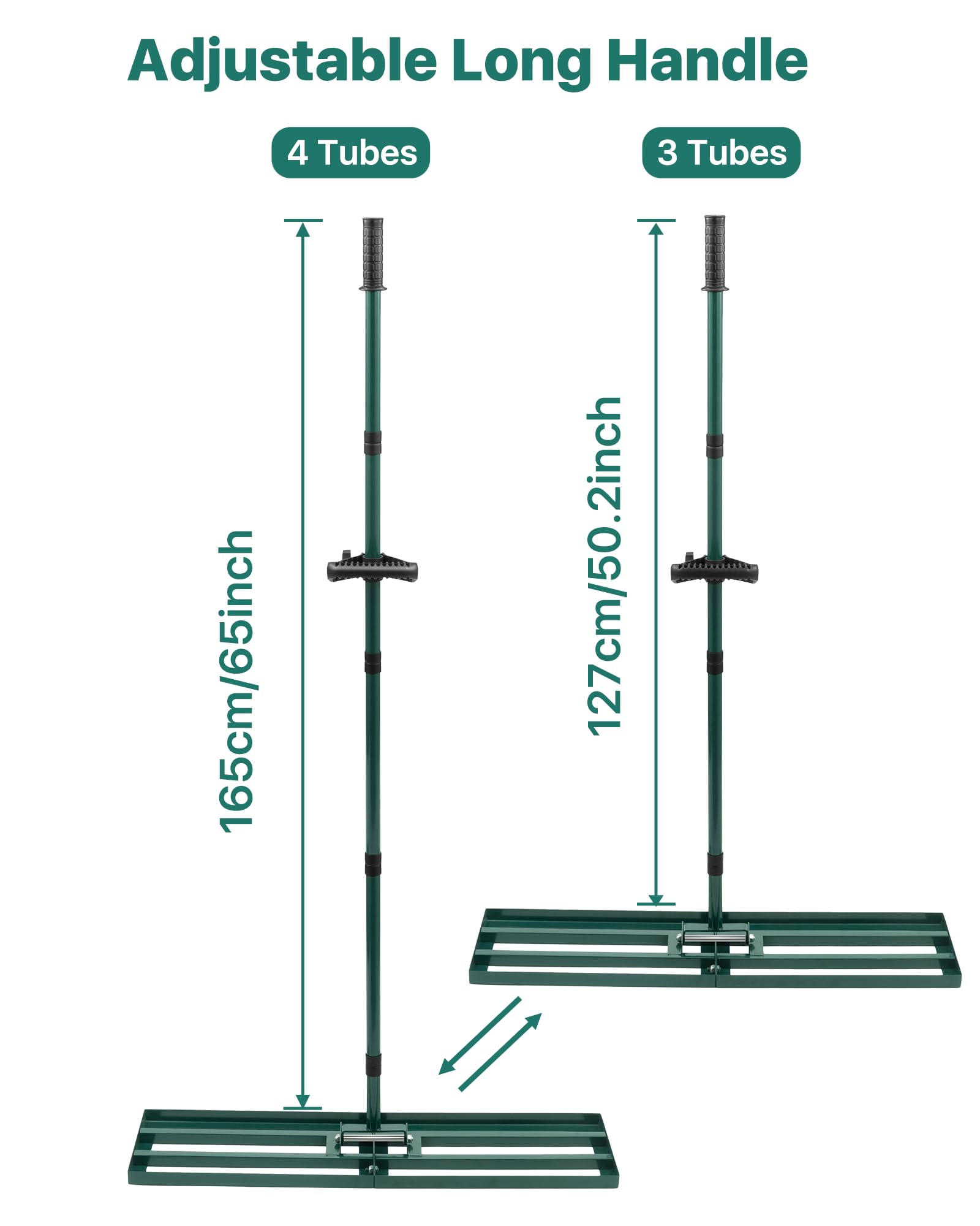 JivaJot rake in use smoothing soil for faster lawn preparation