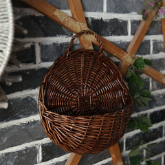 JJSQYLAN basket filled with dried flowers adding rustic decoration benefit