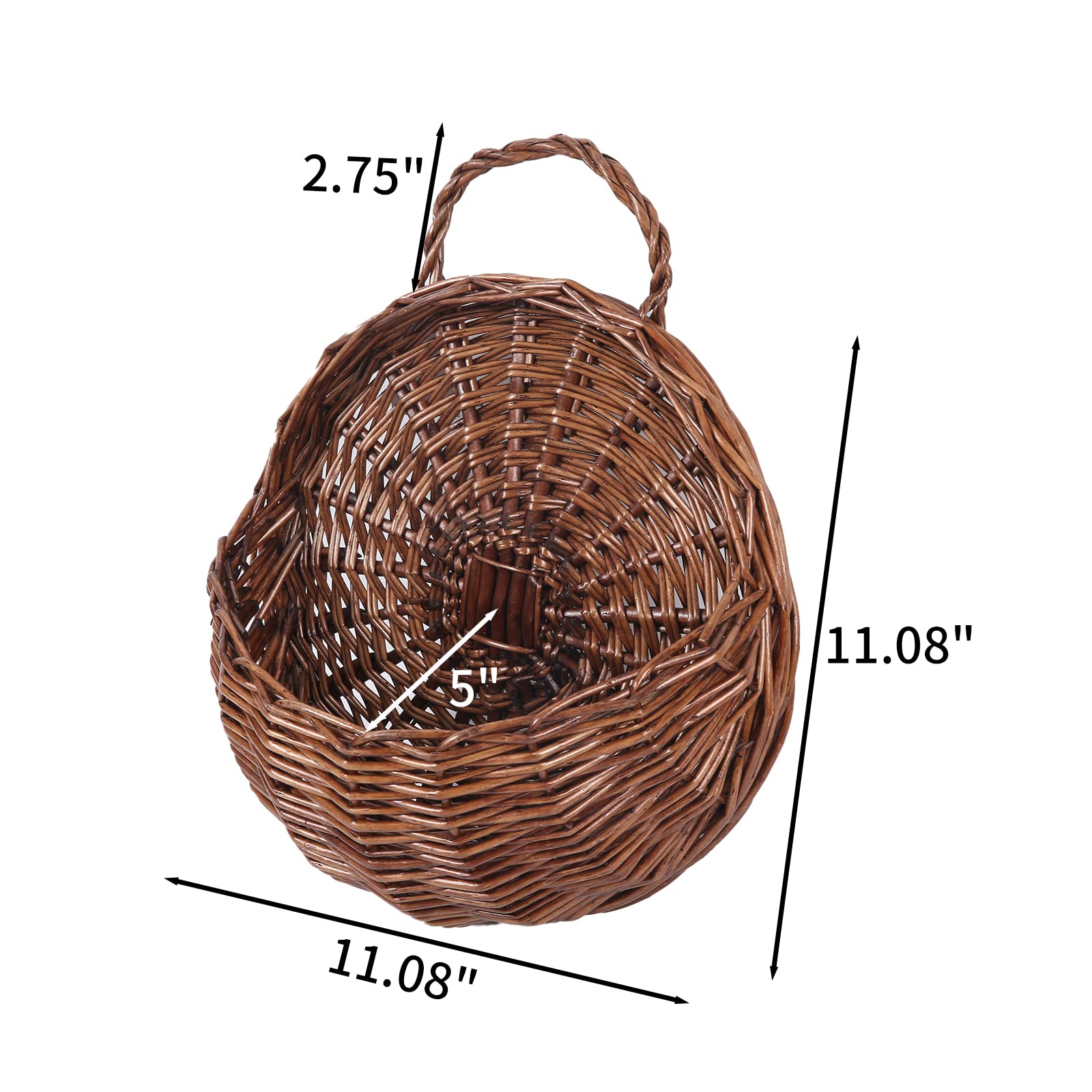 JJSQYLAN door-mounted basket demonstrating easy entryway storage benefit